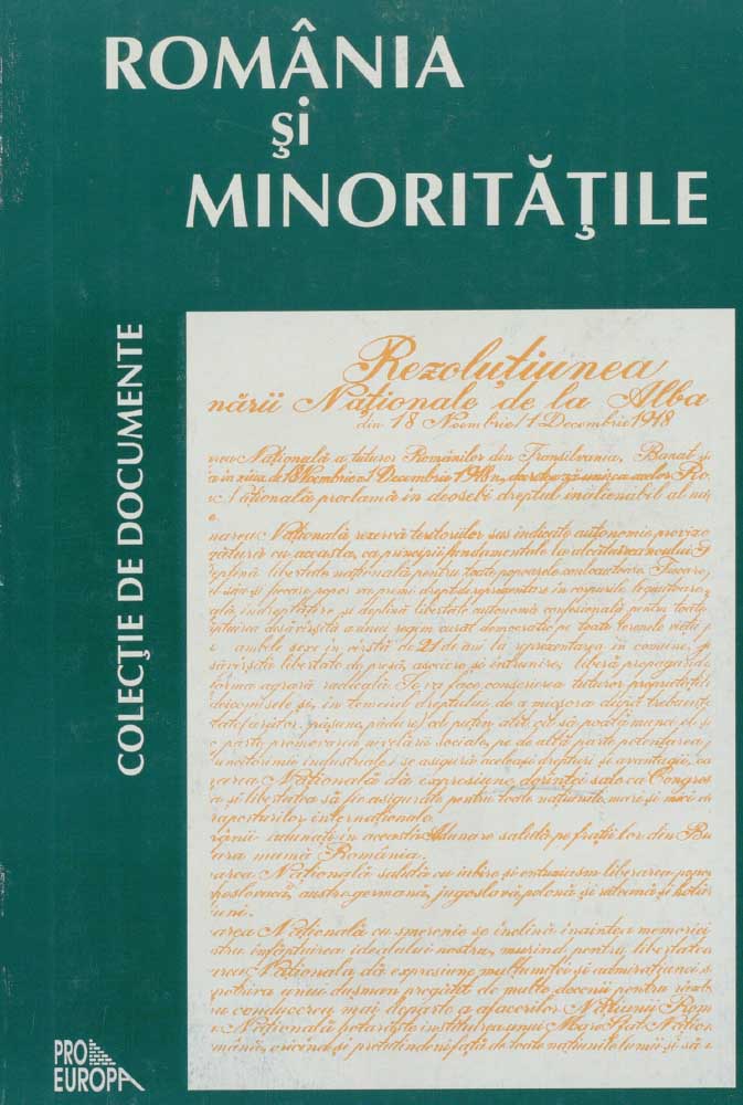 România și minoritățile colecție de documente