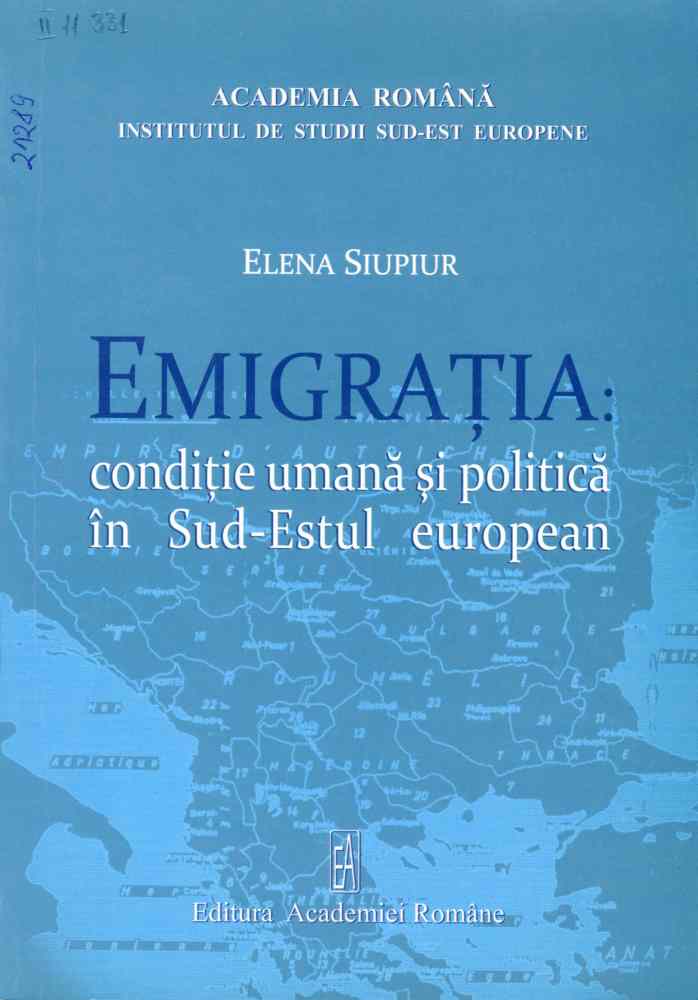 Siupiur Emigratia conditie umana politica 2009